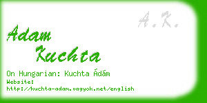 adam kuchta business card